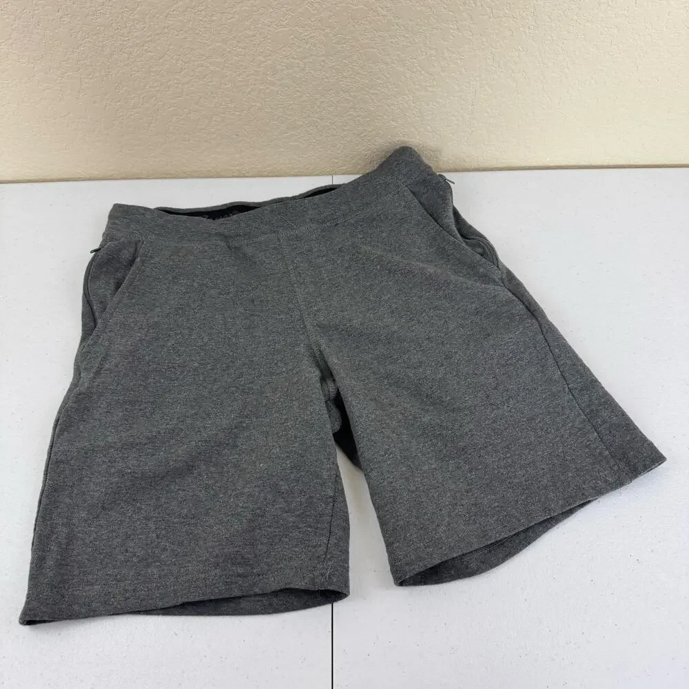 Eddie Bauer Lounge Shorts Mens Size S Gray Knit Outdoors Hiking Travel Athletic